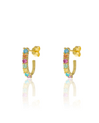 Pendientes gancho iris