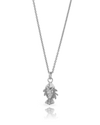 Collar Mini Fish circonitas Silver