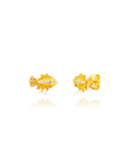 Pendientes mini Fish circonita