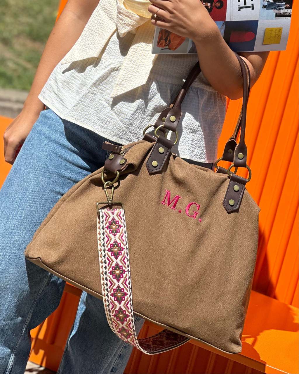 Bolso Federica Marrón