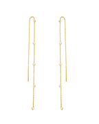 Pendientes Long Perlas