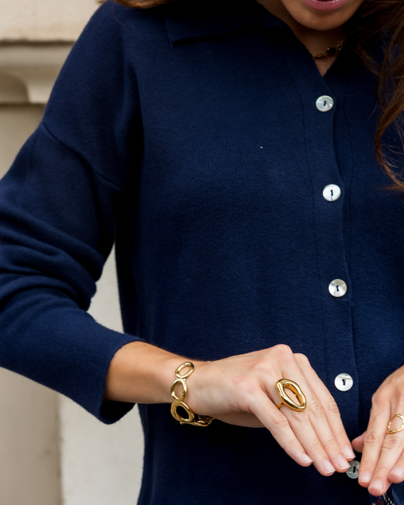 Jersey Olivia azul marino