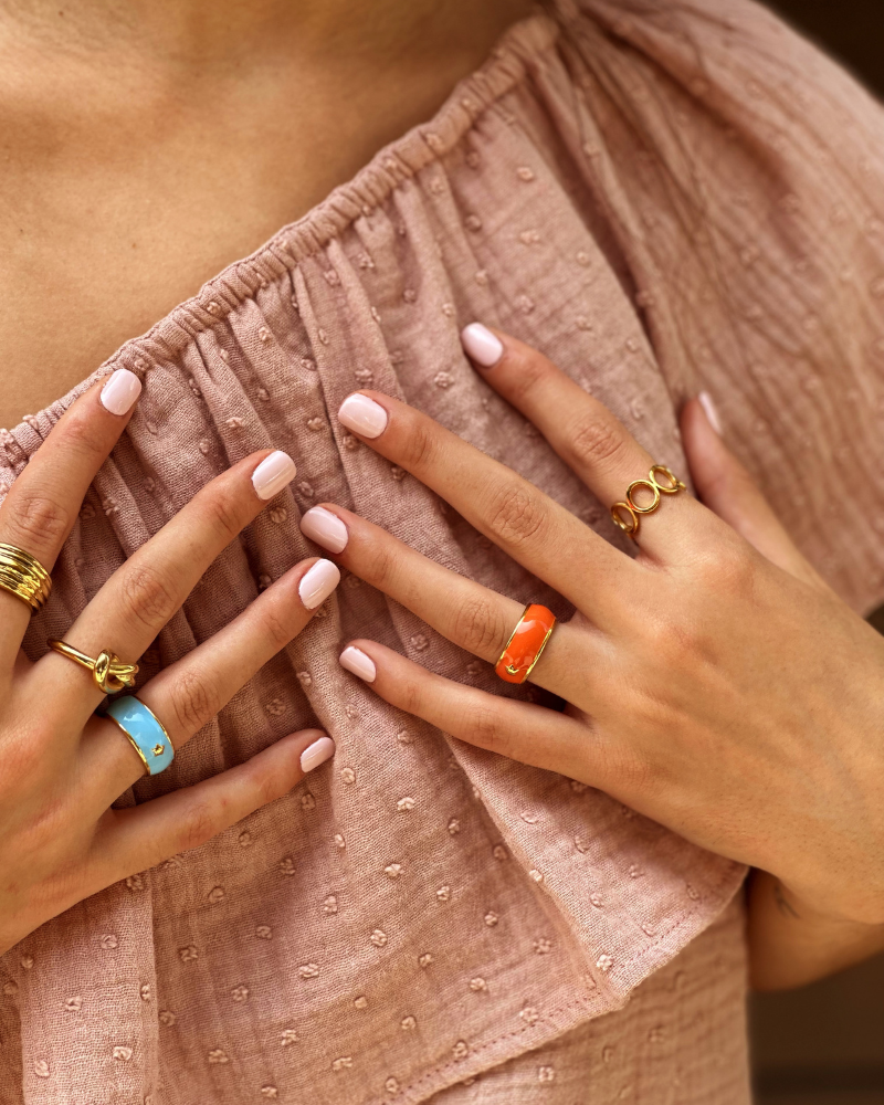 Anillo star summer Blue