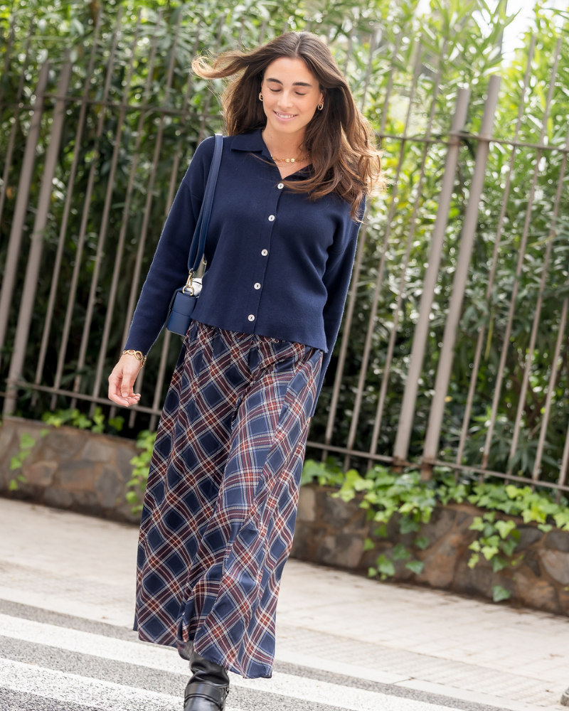 Jersey Olivia azul marino