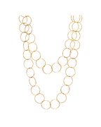 long circle necklace