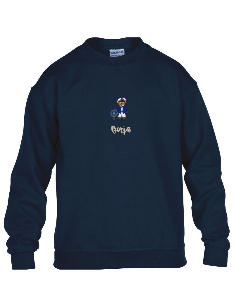 Sudadera personalizada Oso Marinero niño