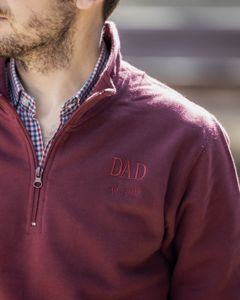 SUDADERA ZIP UNISEX PERSONALIZADA