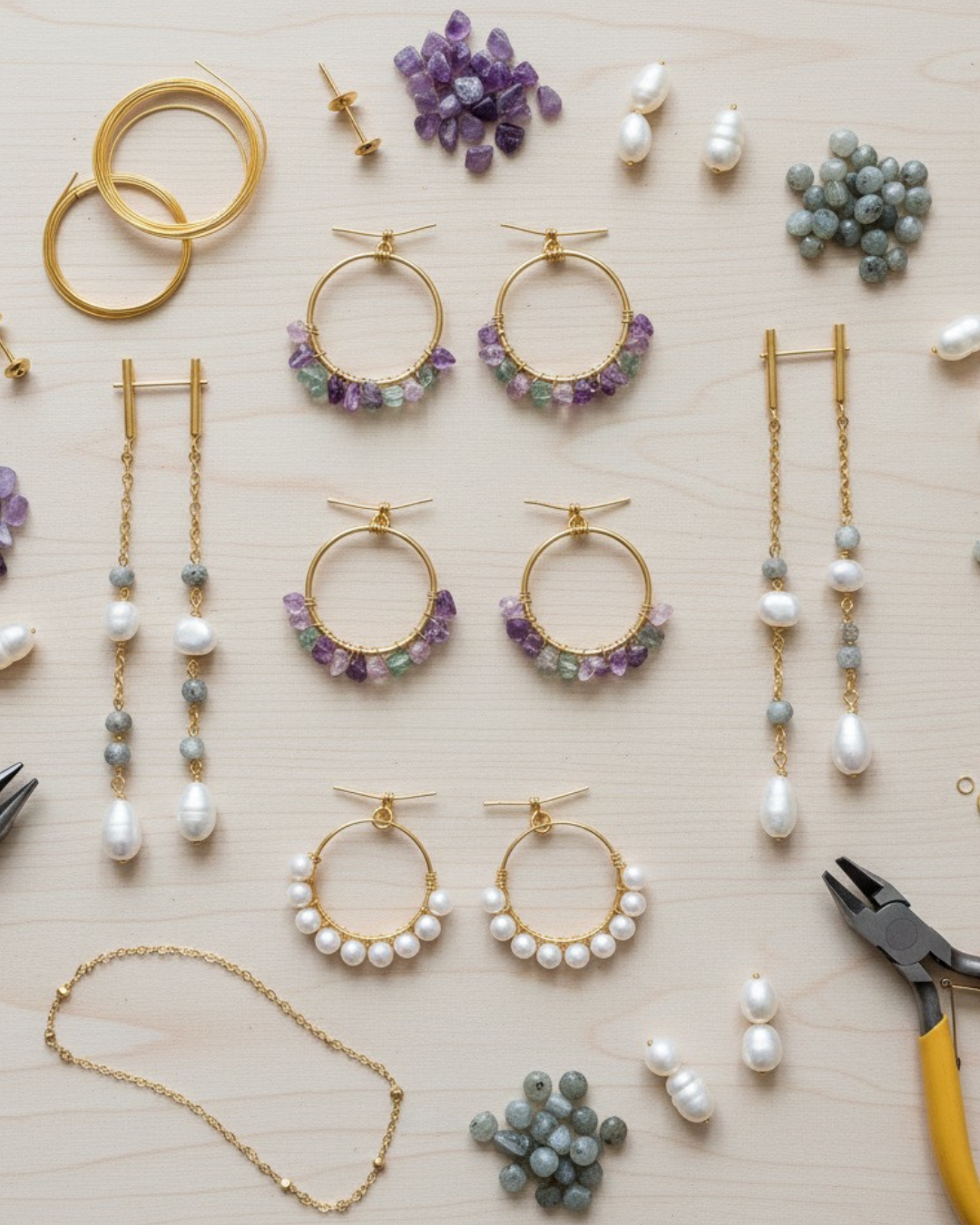 Taller Pendientes mineral (martes 9/12/2025)