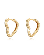 Pendientes mini corazónes