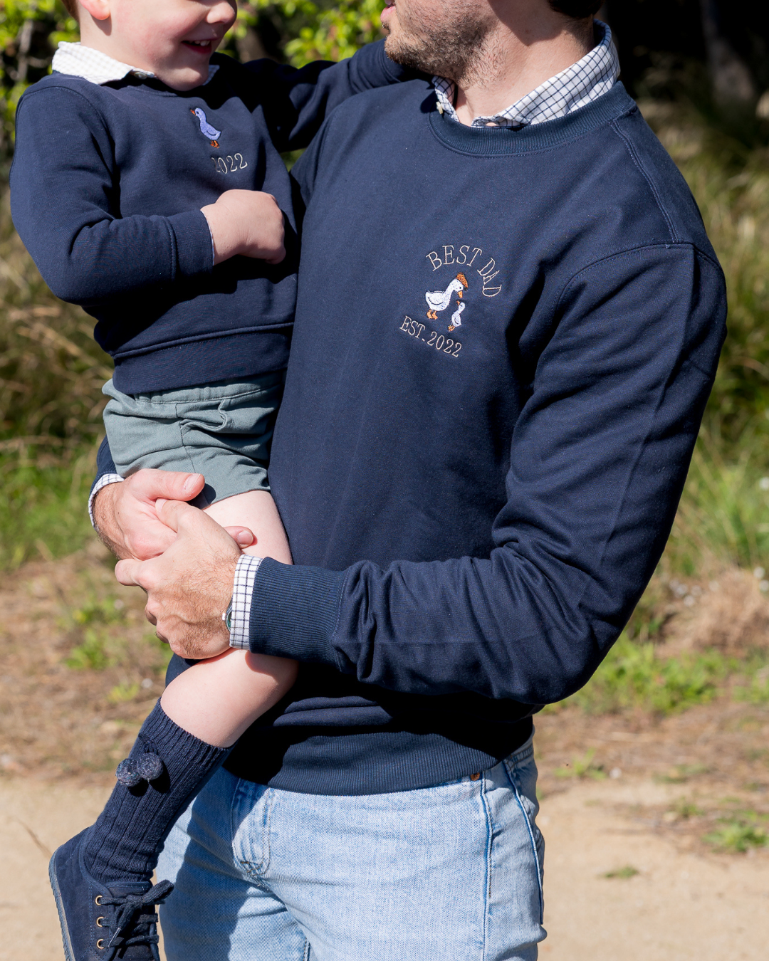 Pack niño y adulto sudaderas personalizadas ganso (desde 4 años)