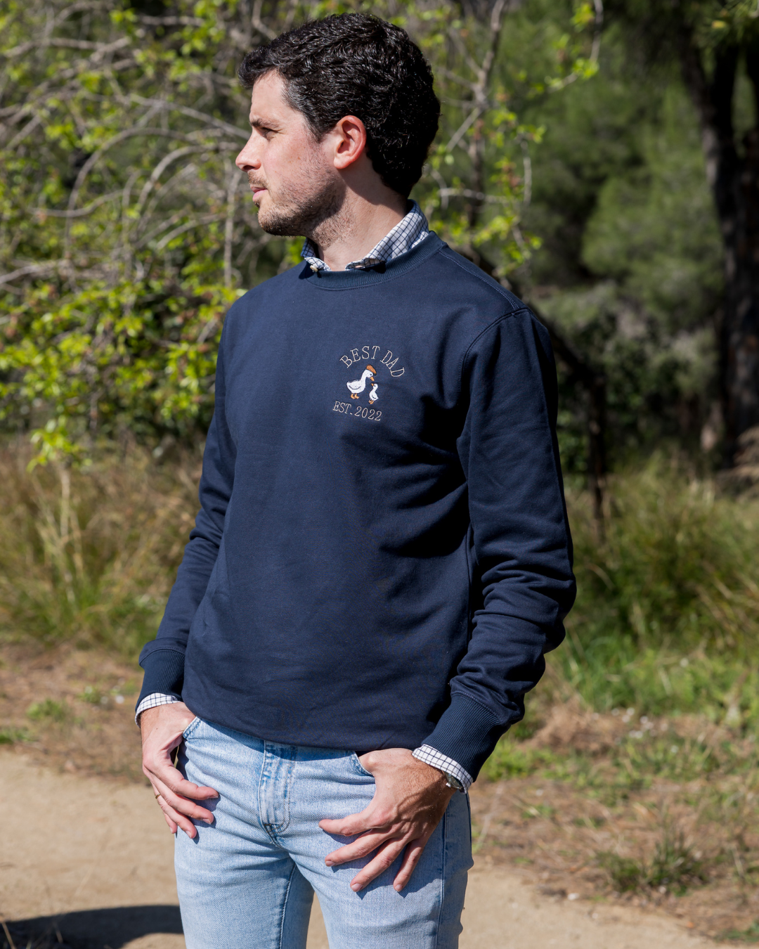 Sudadera Unisex personalizada Patos Beige