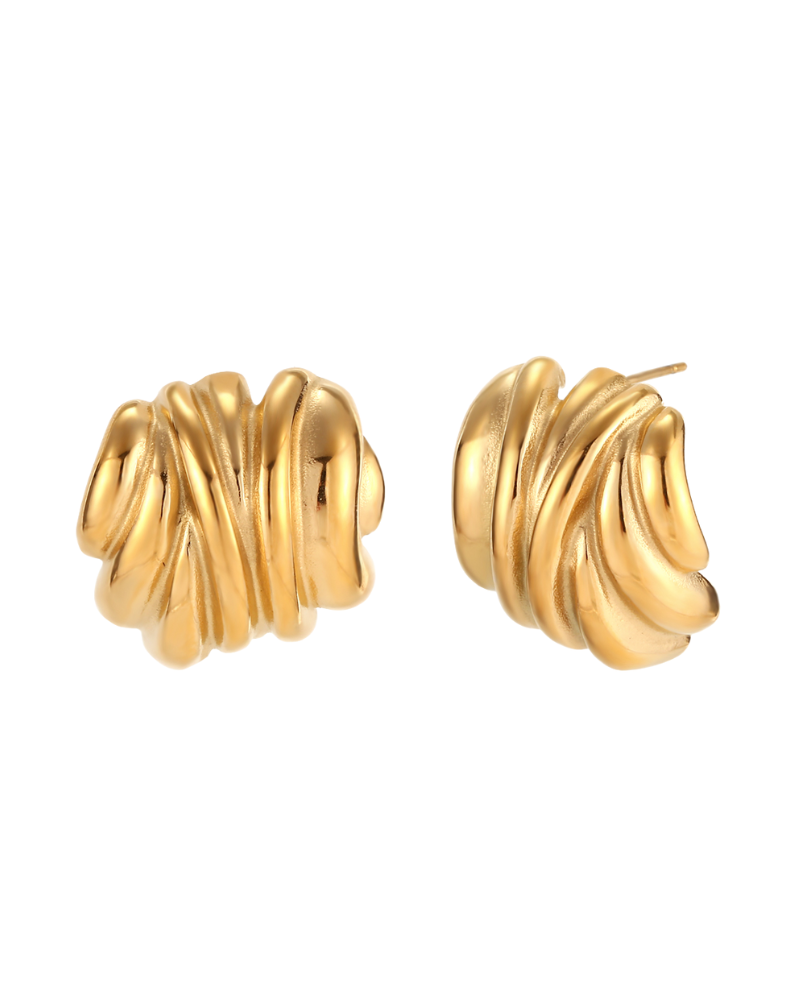 Pendientes Rocío acero