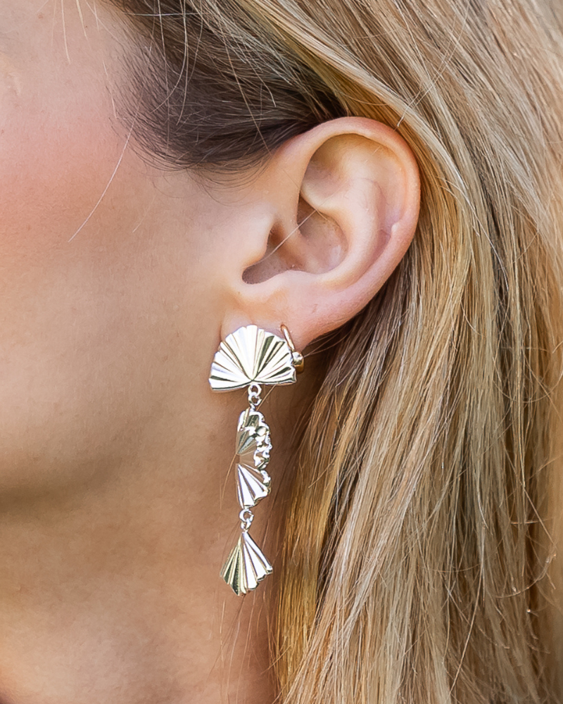 Pendientes Dalia acero Silver