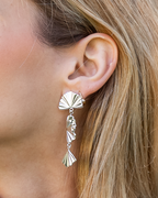 Pendientes Dalia acero Silver