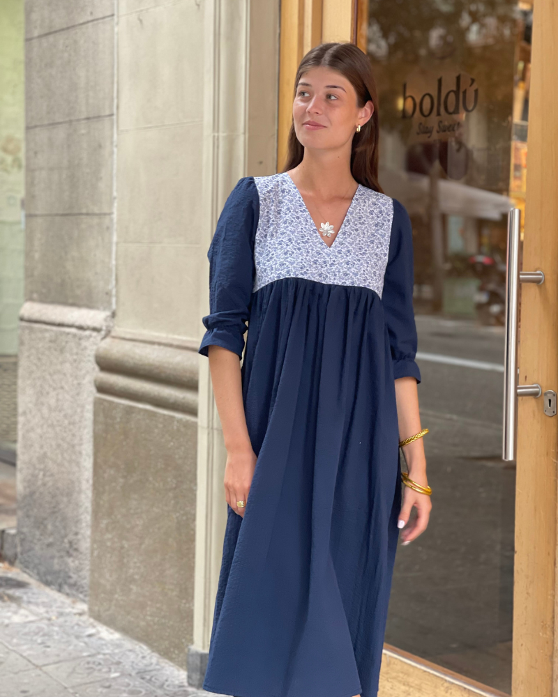 Clotilde Blue Dress