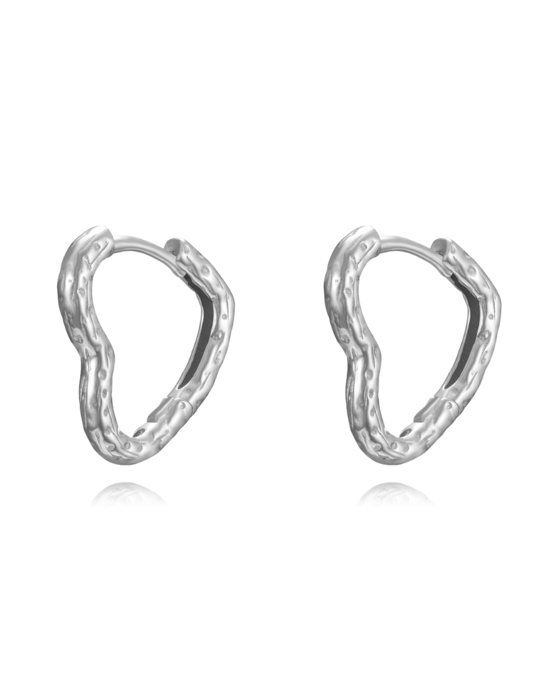 Pendientes mini corazónes Silver
