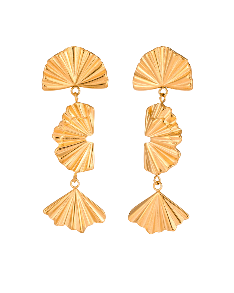 Pendientes Dalia acero