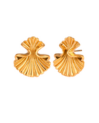 Pendientes Jazmín acero