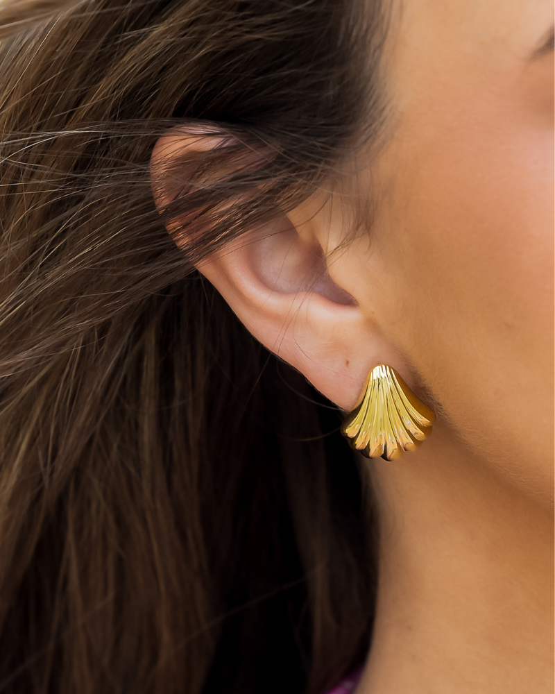 Pendientes Concha Silver