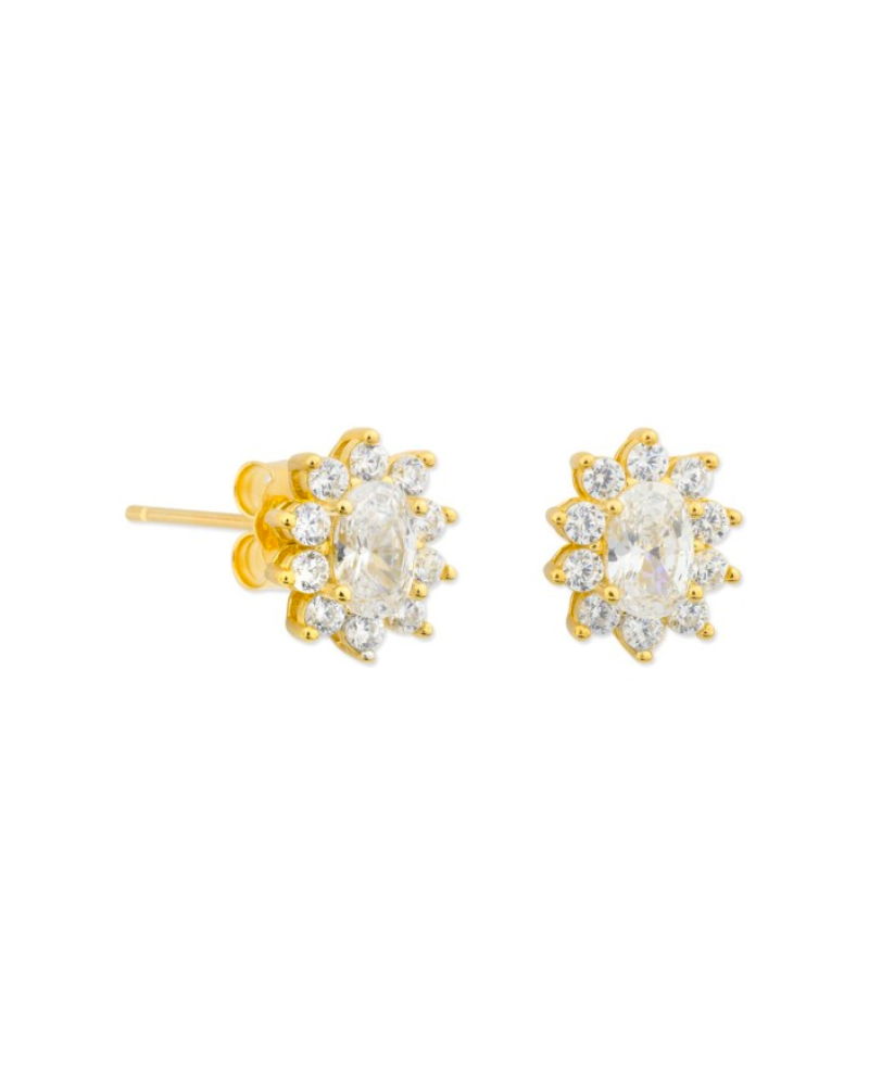 Pendientes Rosetón Gold