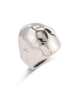 Anillo Martilleado Big Silver