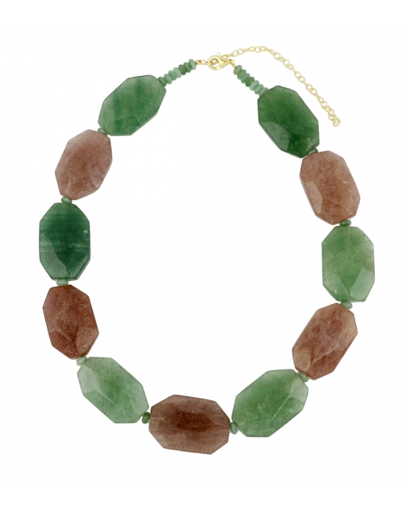 Collar Cuarzo fresa