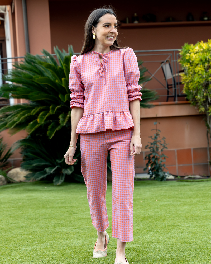 Vichy Rosa Zara Pantalon Cuadros Vichy Pantalón Vichy Zara Rosa De