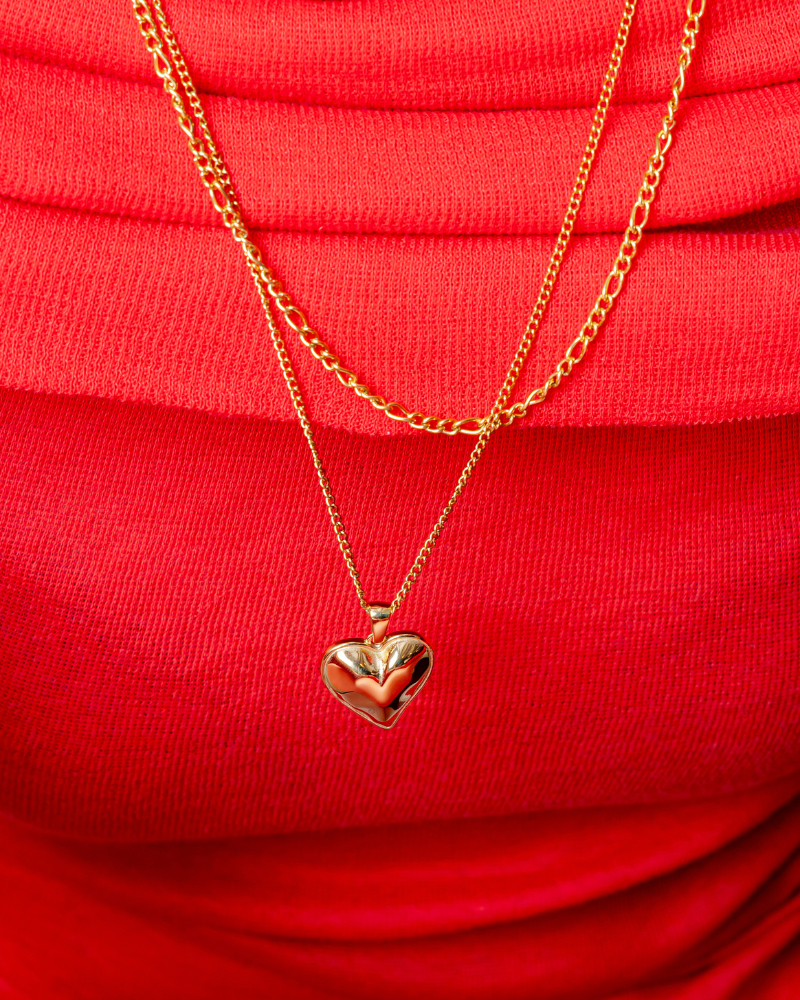 Collar Corazón Double