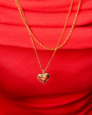 Collar Corazón Double