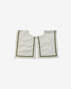 Cuello babero vestido green stripes