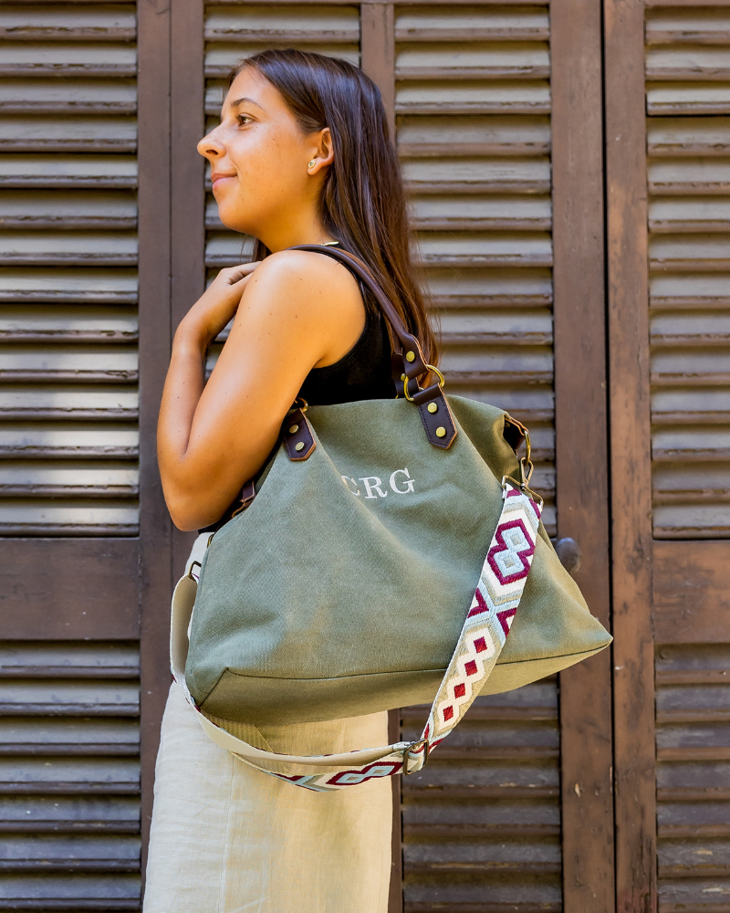 Bolso Federica Kaki