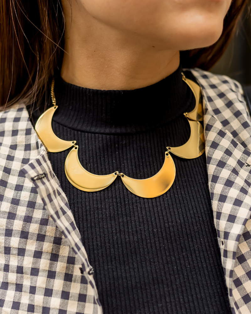 Collar Big Moons Gold