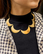 Collar Big Moons Gold