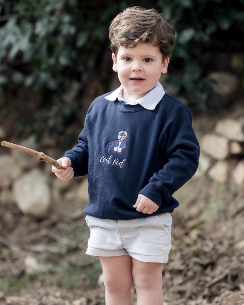 Sudadera personalizada Oso Marinero niño