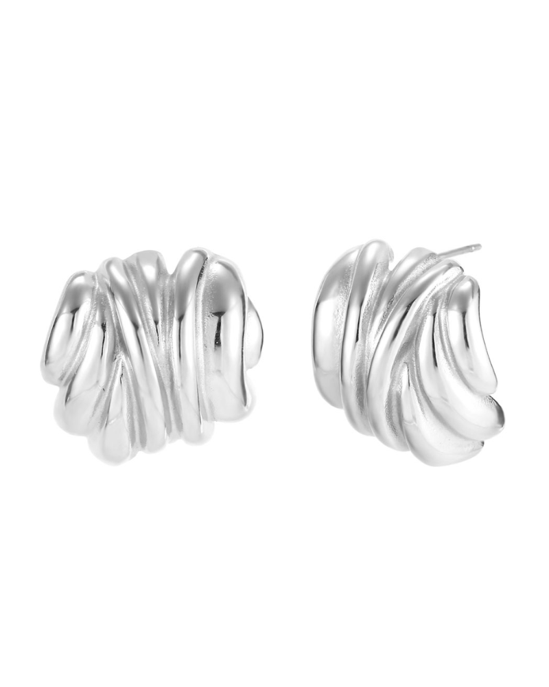Pendientes Rocío acero Silver