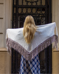 Poncho Alma Beige