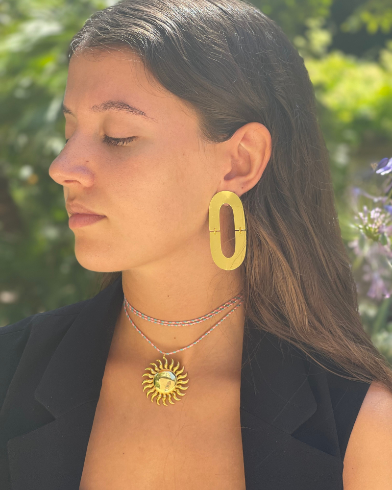 Pendientes Double Round