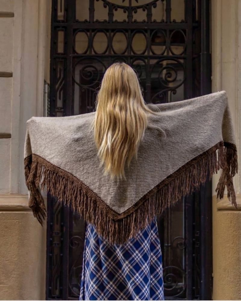 Poncho Alma Marrón