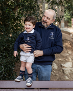 SUDADERA ZIP UNISEX PERSONALIZADA OSO MARINERO