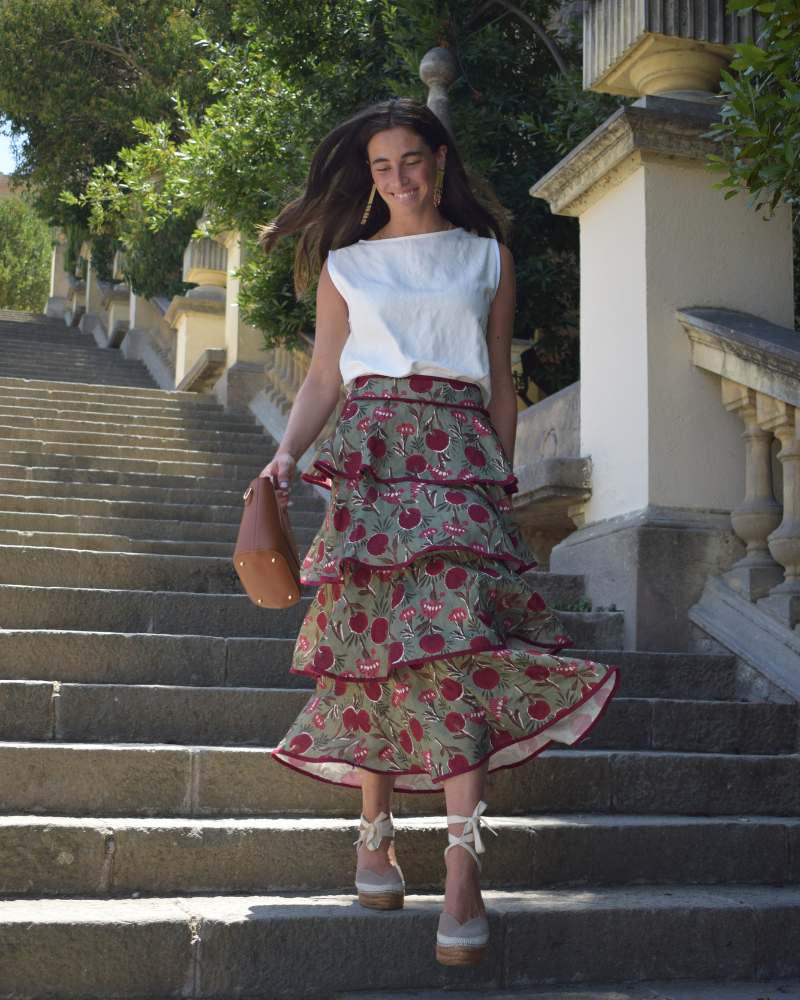 Falda Girasol Green