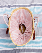 Capazo Pink stripes