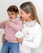 Pack Niña y Mamá Sudaderas personalizadas Cross Mom (corazón)