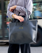 Bolso Shopping bag leather Black