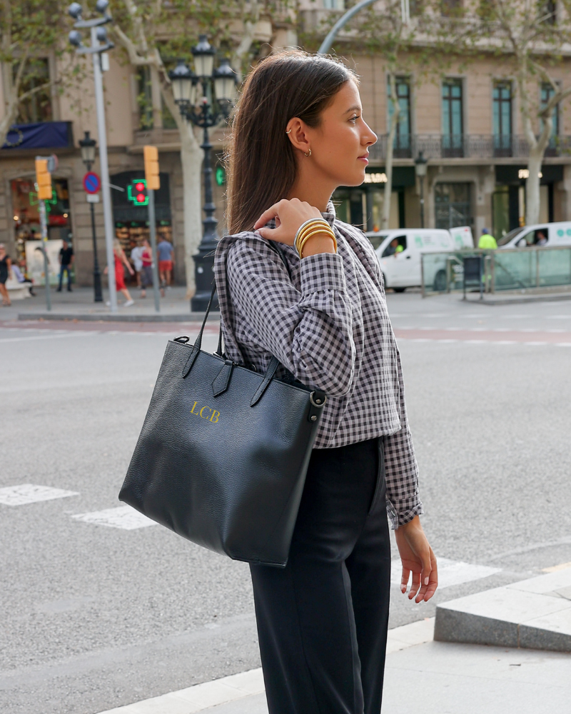 Bolso Shopping bag leather Black