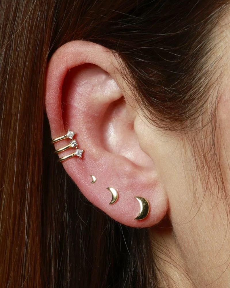 Piercing  mini moon
