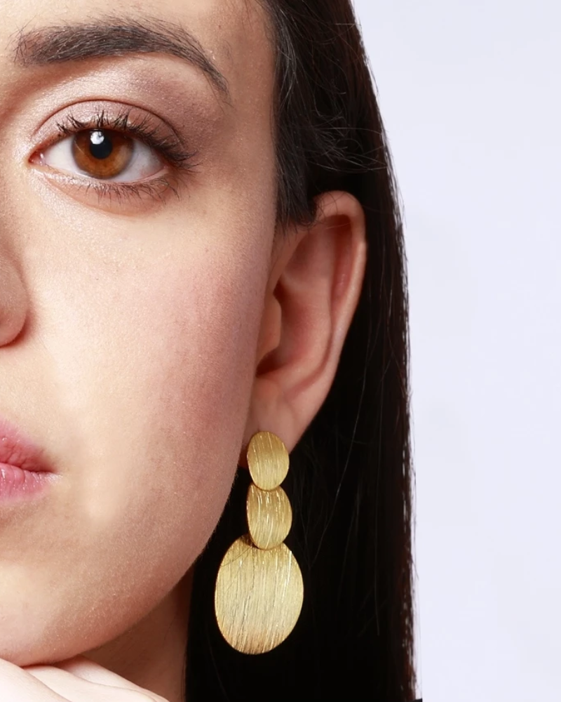 Pendientes Abril Silver