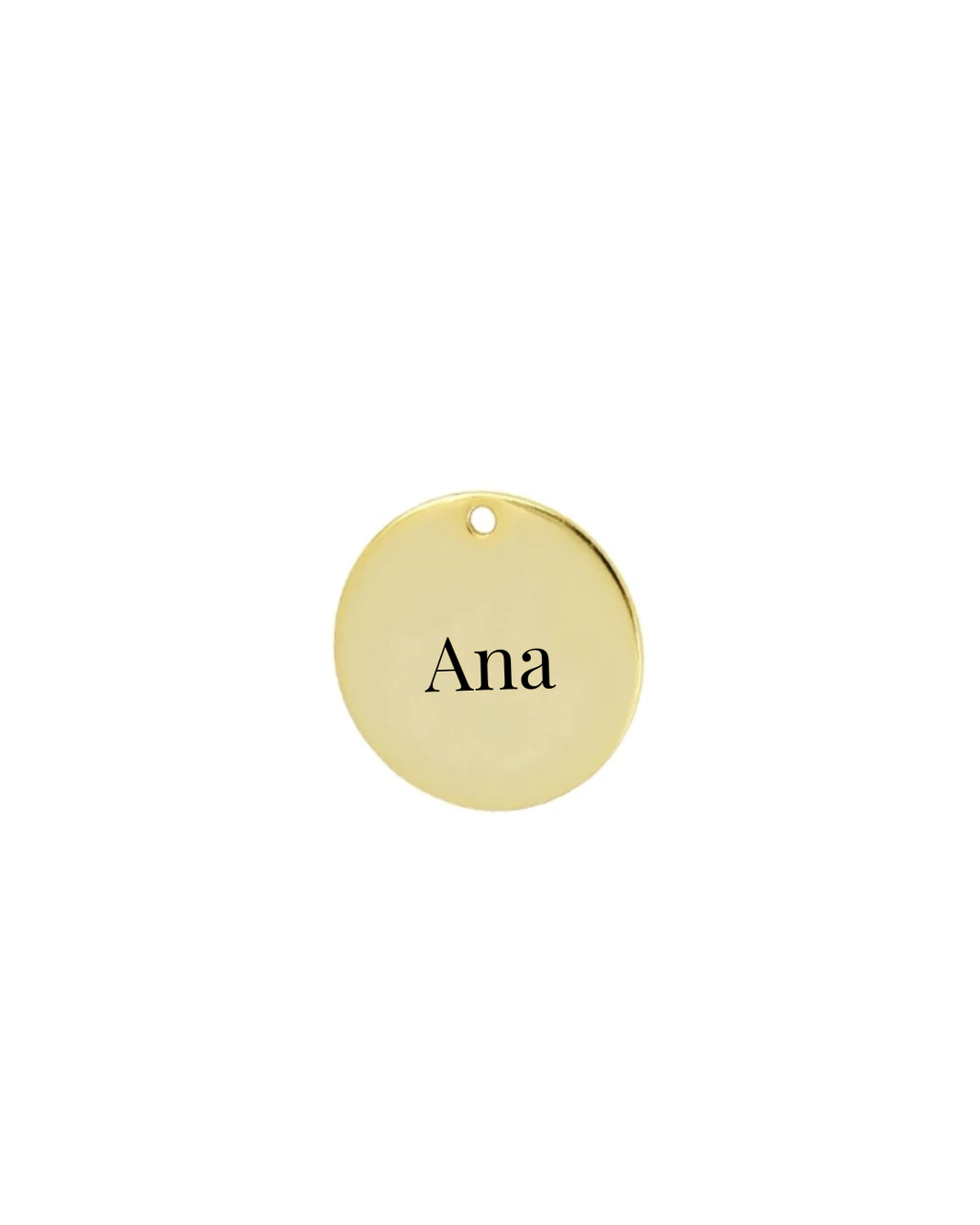 Charm plaquita personalizable