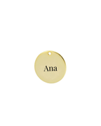 Charm plaquita personalizable