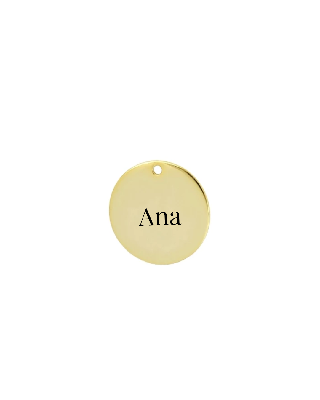 Charm plaquita personalizable