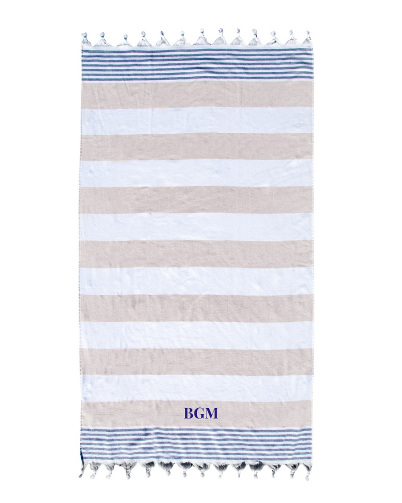 Toalla Begur Personalizada Beige